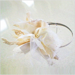 Headband with fully race(White)